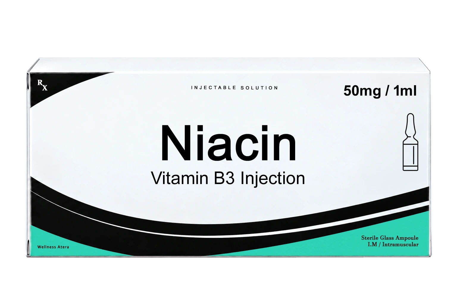 Vitamin B3 Niacin injection product